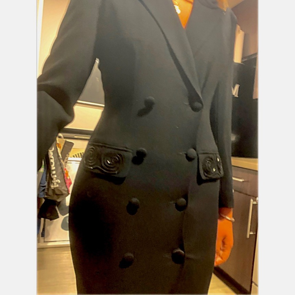 The Collection Double Breasted Jacket Dress Beaded